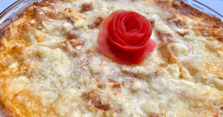 Foto da receita de Lasanha de linguiça toscana