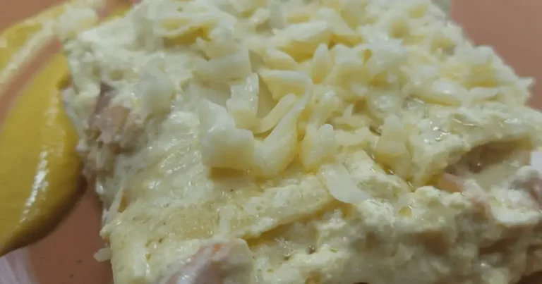 Foto da receita de Lasanha de salmão ao molho de mostarda