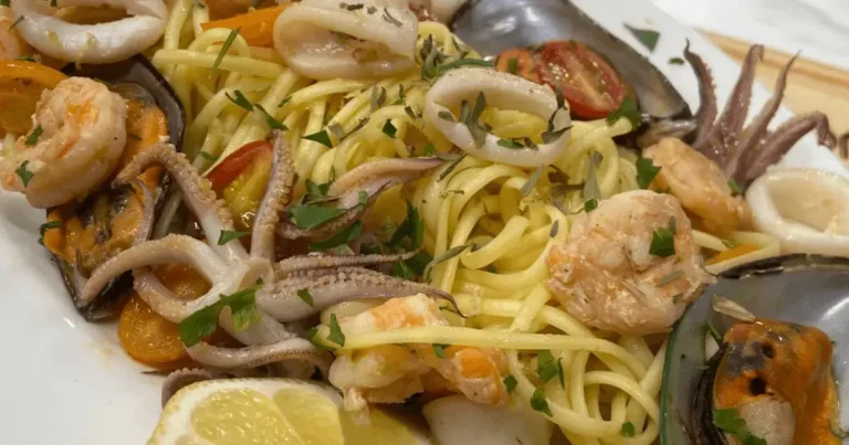 Foto da receita de Linguine com frutos do mar