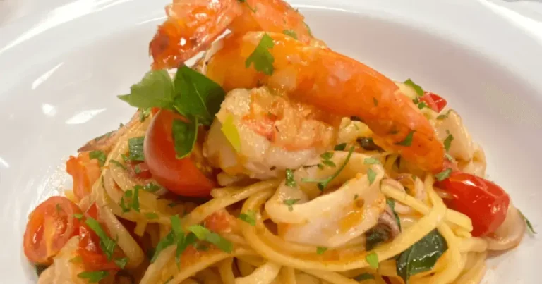 Foto da receita de Linguine de frutos do mar