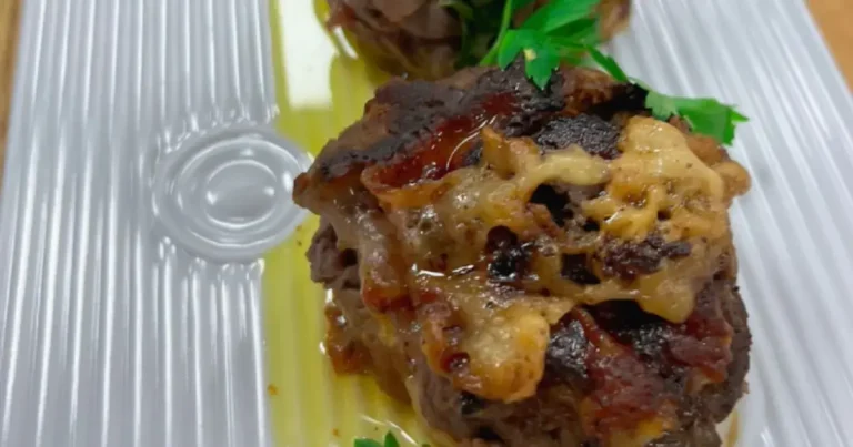 Foto da receita de Manta de alcatra com queijo provolone e espinafre