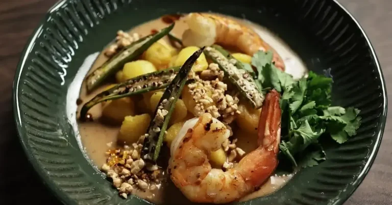 Foto da receita de Nhoque de mandioquinha com molho de moqueca baiana