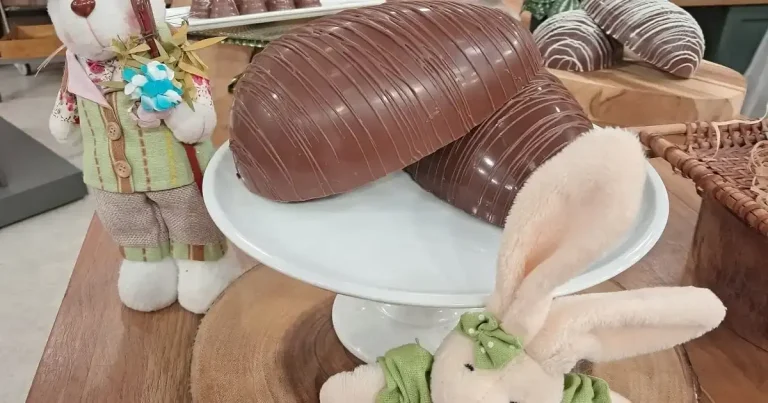 Foto da receita de Ovo de Páscoa de camafeu de nozes
