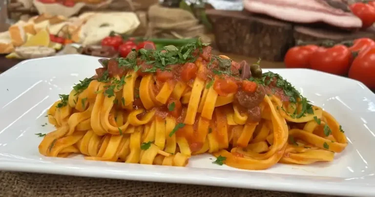 Foto da receita de Pasta alla puttanesca
