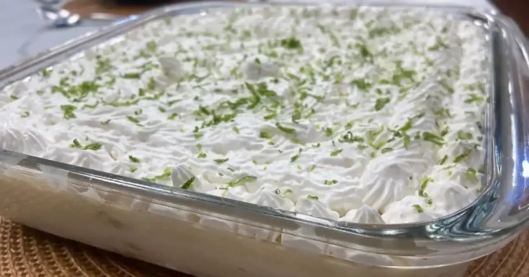 Foto da receita de Pavê de limão com chocolate branco