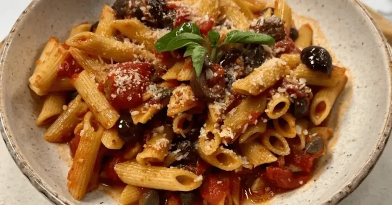 Foto da receita de Penne à putanesca
