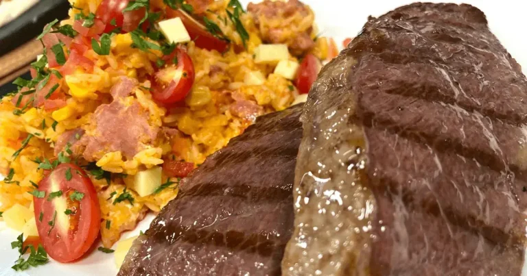 Foto da receita de Picanha grelhada e arroz à toscana