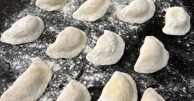 Foto da receita de Pierogue recheado com ricota fresca
