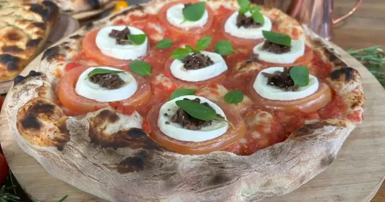 Foto da receita de Pizza caprese