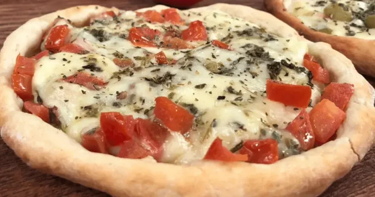 Foto da receita de Pizza no pote com massa de iogurte