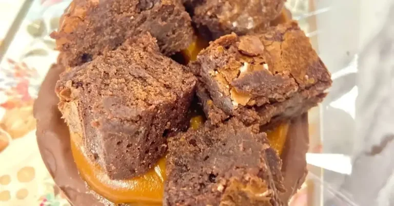 Foto da receita de Recheio de brownie para ovo de Páscoa