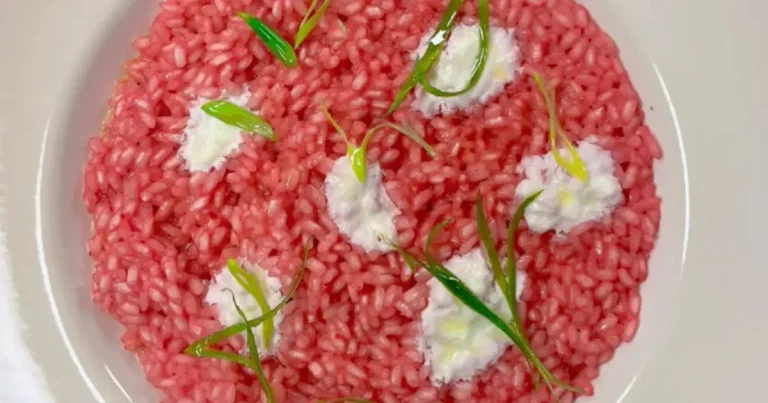 Foto da receita de Risoto de beterraba