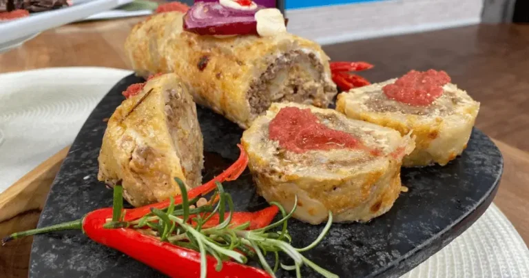 Foto da receita de Rocambole de batata