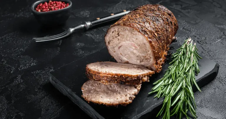 Foto da receita de Rocambole de carne moída ao molho rústico de tomate