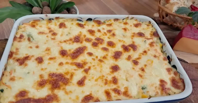 Foto da receita de Salpicão de forno gratinado
