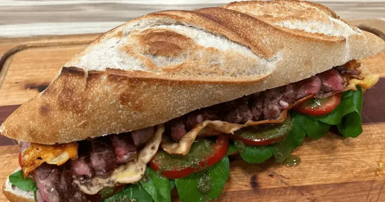 Foto da receita de Sanduíche de ancho em crosta de parmesão