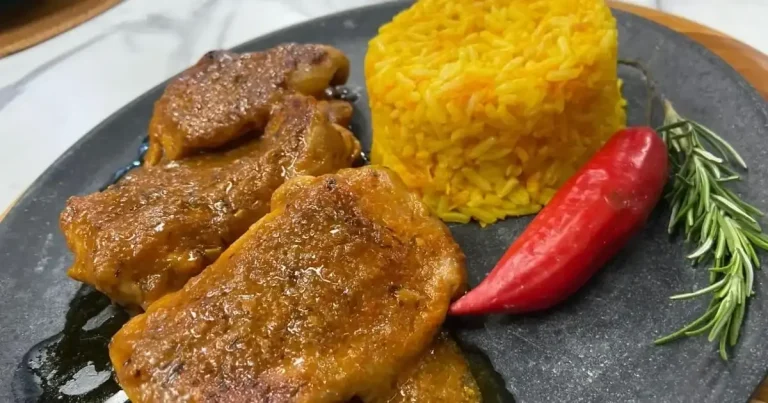 Foto da receita de Sobrecoxa ao molho de mostarda
