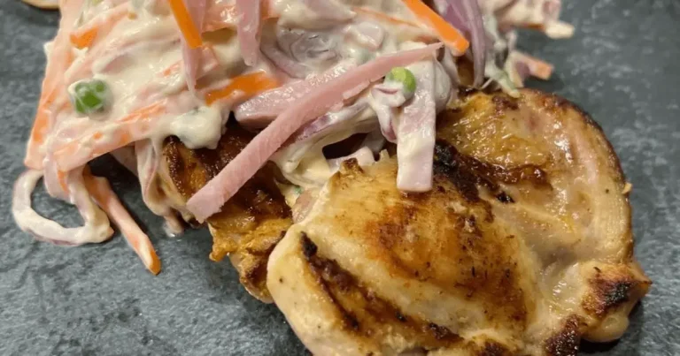 Foto da receita de Sobrecoxa com salpicão à parisiense