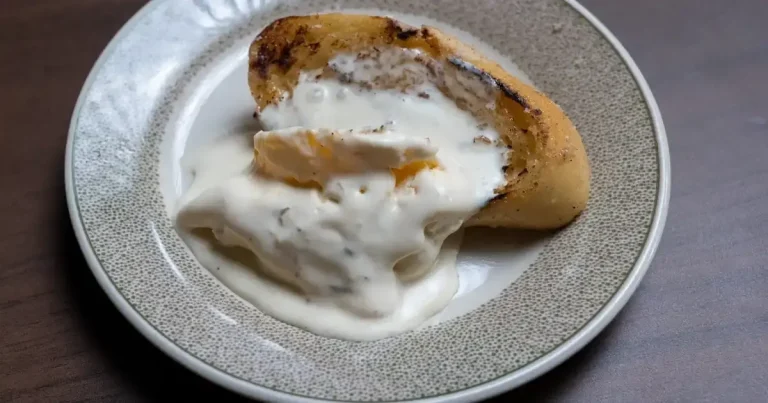 Foto da receita de Sorvete de panetone com rabanada