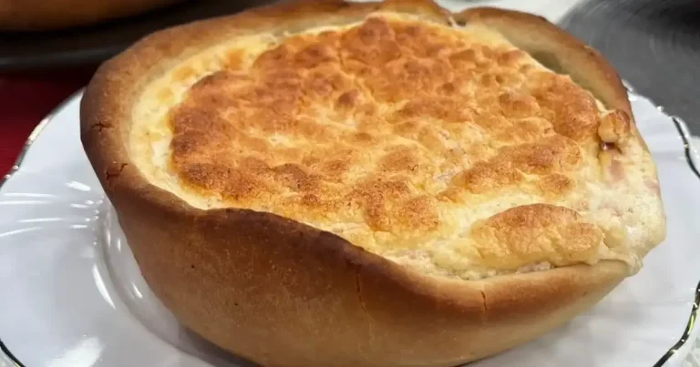Foto da receita de Suflê na casquinha de pizza