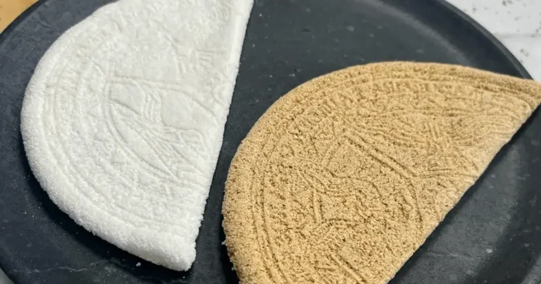 Foto da receita de Tapioca de café recheada com doce de leite e chocolate