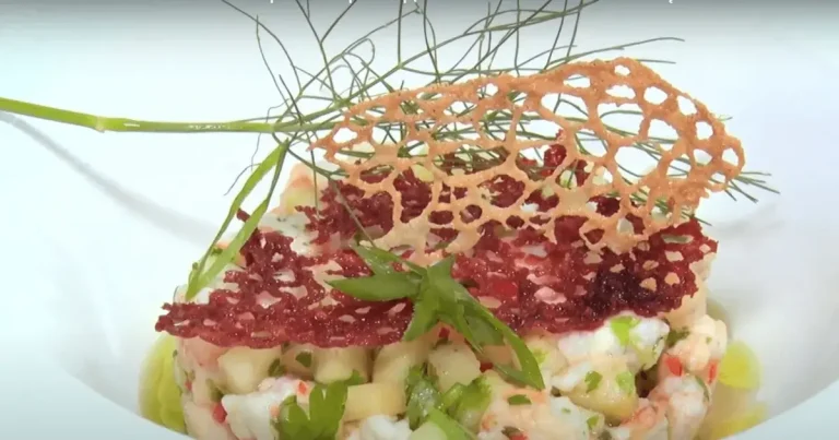 Foto da receita de Tartar de maçã verde com frutos-do-mar