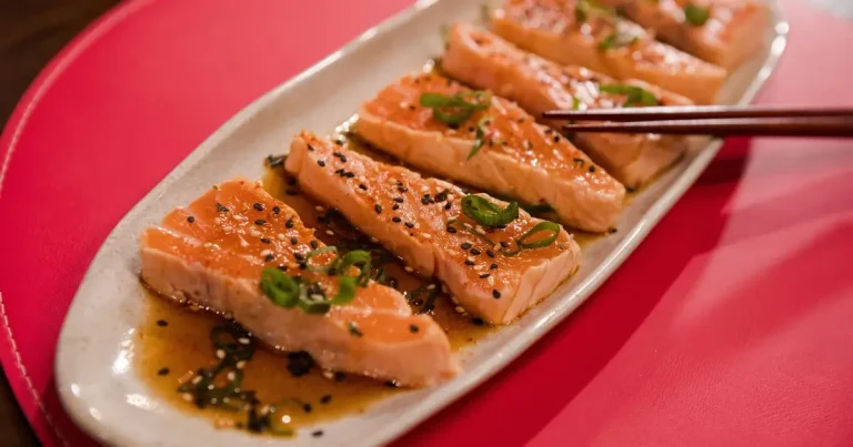 Foto da receita de Tataki de salmão e atum