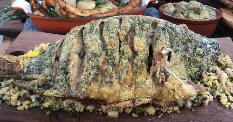 Foto da receita de Tilápia assada com batatas ao murro