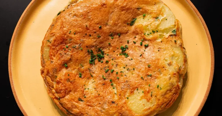 Tortilha com ervas frescas