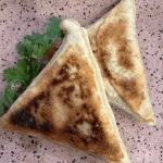 Tortilha de carne seca com requeijão de corte