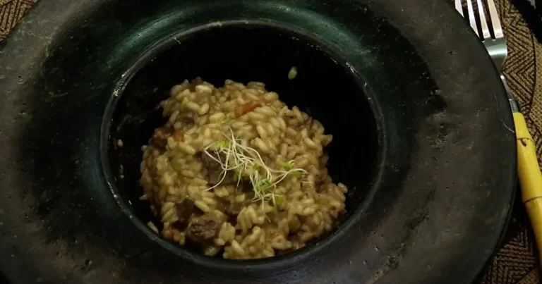 Foto da receita de Arroz arbório com filé-mignon e especiarias