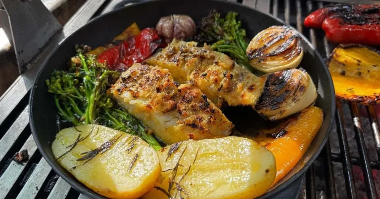 Foto da receita de Bacalhau na brasa