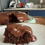 Bolo de chocolate e coco sem farinha
