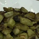 Chuchu assado com especiarias