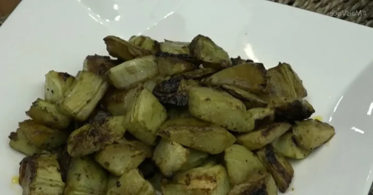 Foto da receita de Chuchu assado com especiarias