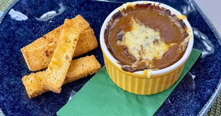 Creme de cebola com carne