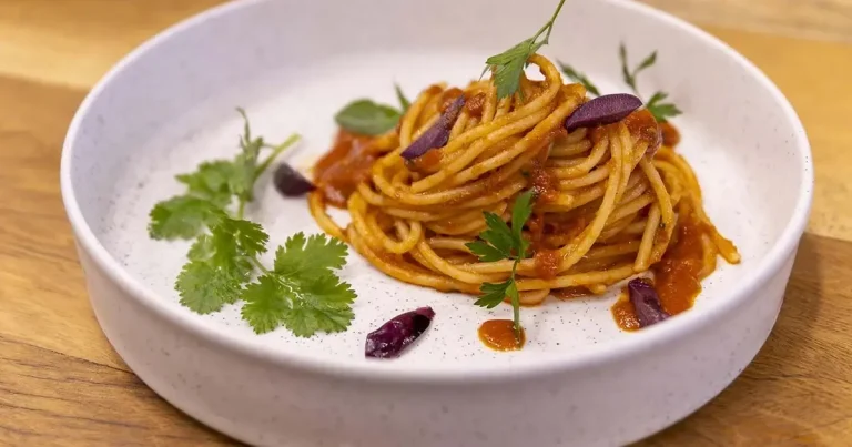 Foto da receita de Espaguete à putanesca