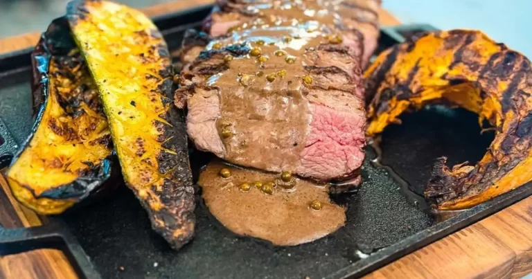 Foto da receita de Maminha na brasa com molho de pimenta verde