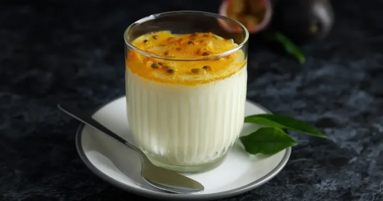 Foto da receita de mousse de maracujá funcional leve e deliciosa