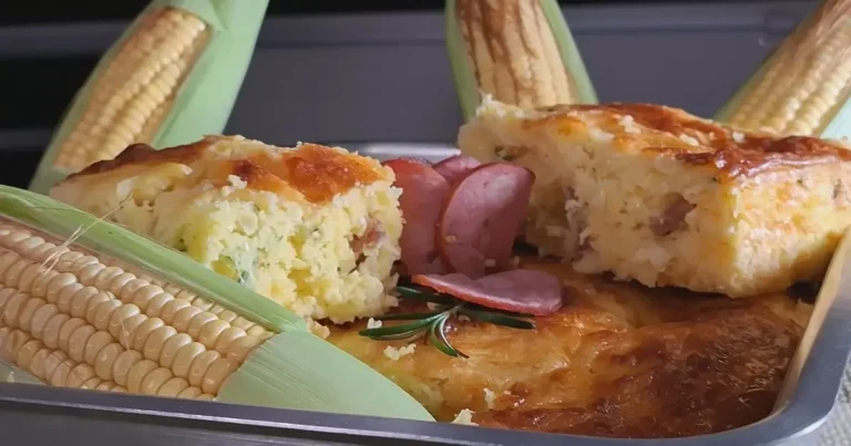 Pamonha de forno salgada