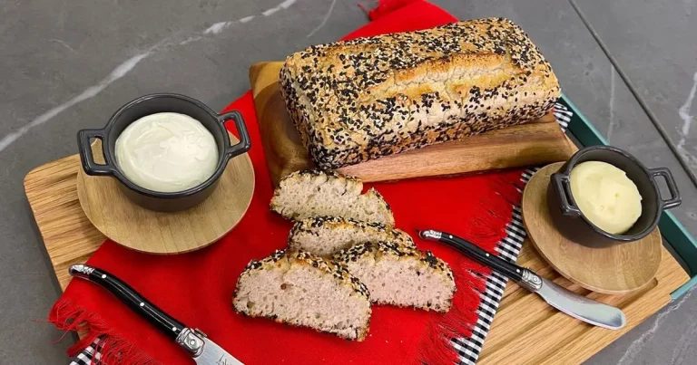 Foto da receita de Pão de arroz com gergelim