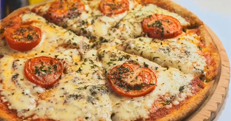 Pizza de mandioca sem glúten