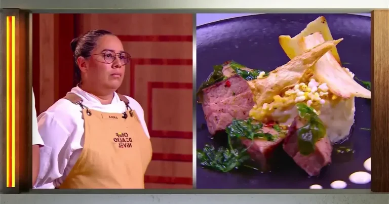 Salada de aipim com copa-lombo e vinagrete de farinha d’água