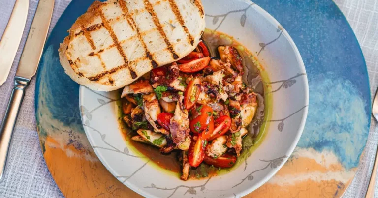 Foto da receita de Salada morna de polvo