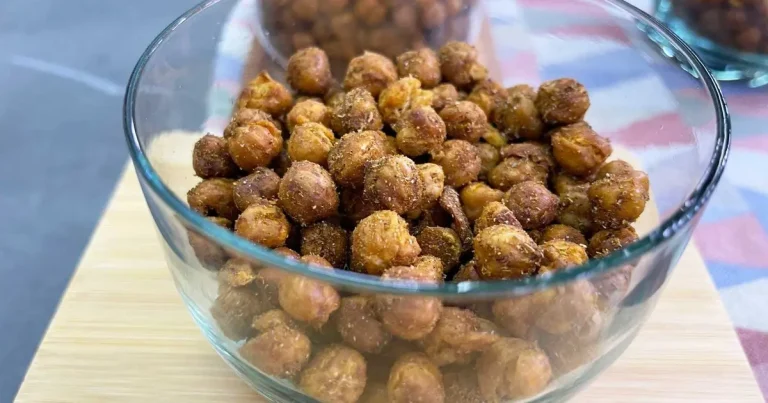 Foto da receita de Salgadinho assado de grão-de-bico